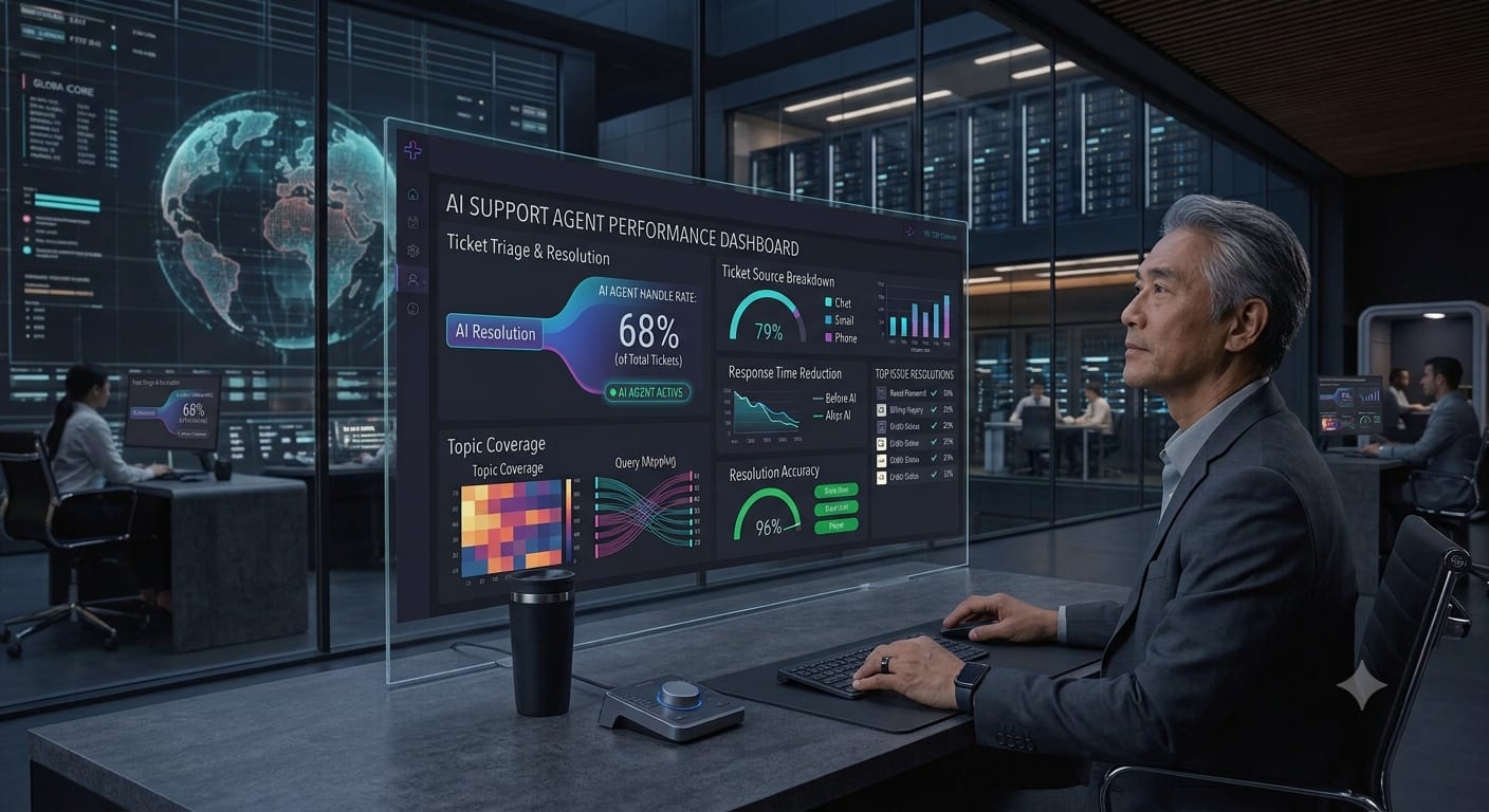 An AI support agent handling 68% of tickets — E-commerce platform